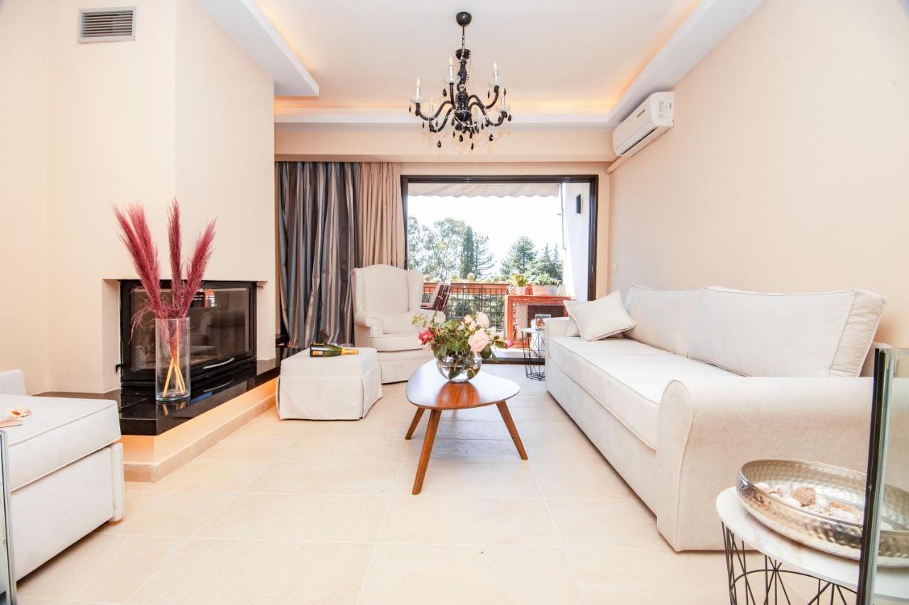 Ninos Luxury Apartment Corfu  Bagian luar foto